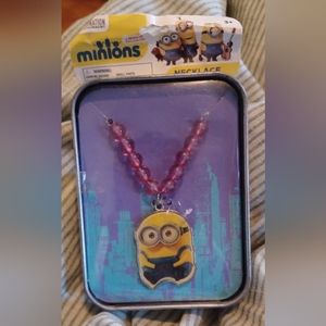 Disney Minions Necklace With reusable tin